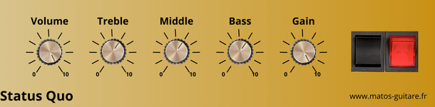 Réglage ampli Status Quo