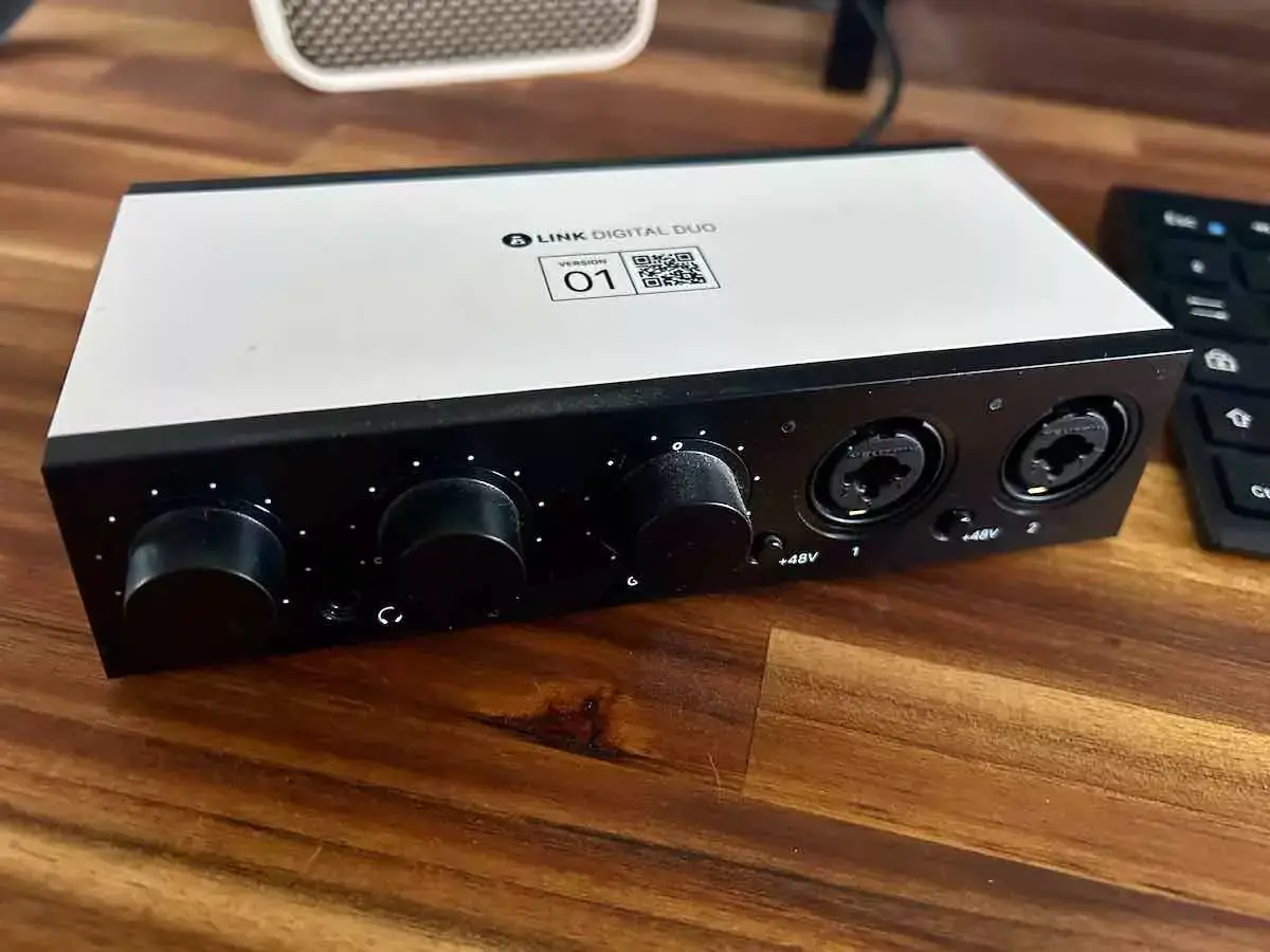 Interface audio guitare