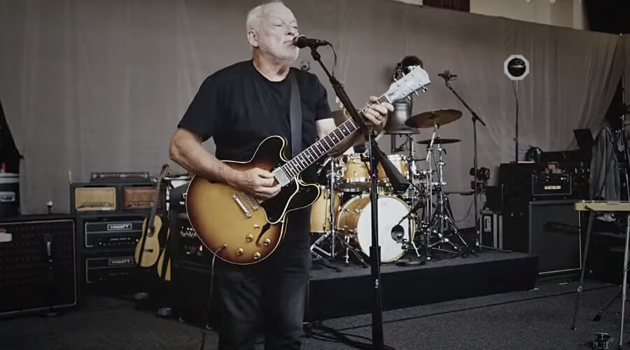 Gilmour et sa Gibson ES-335