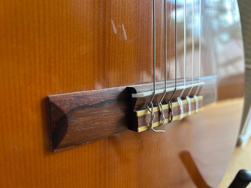 Yamaha C40 : chevalet
