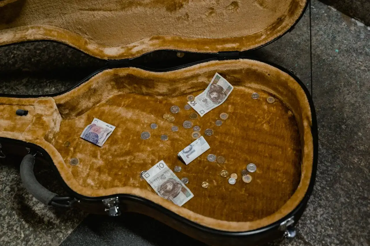 Faire de l'argent avec la guitare