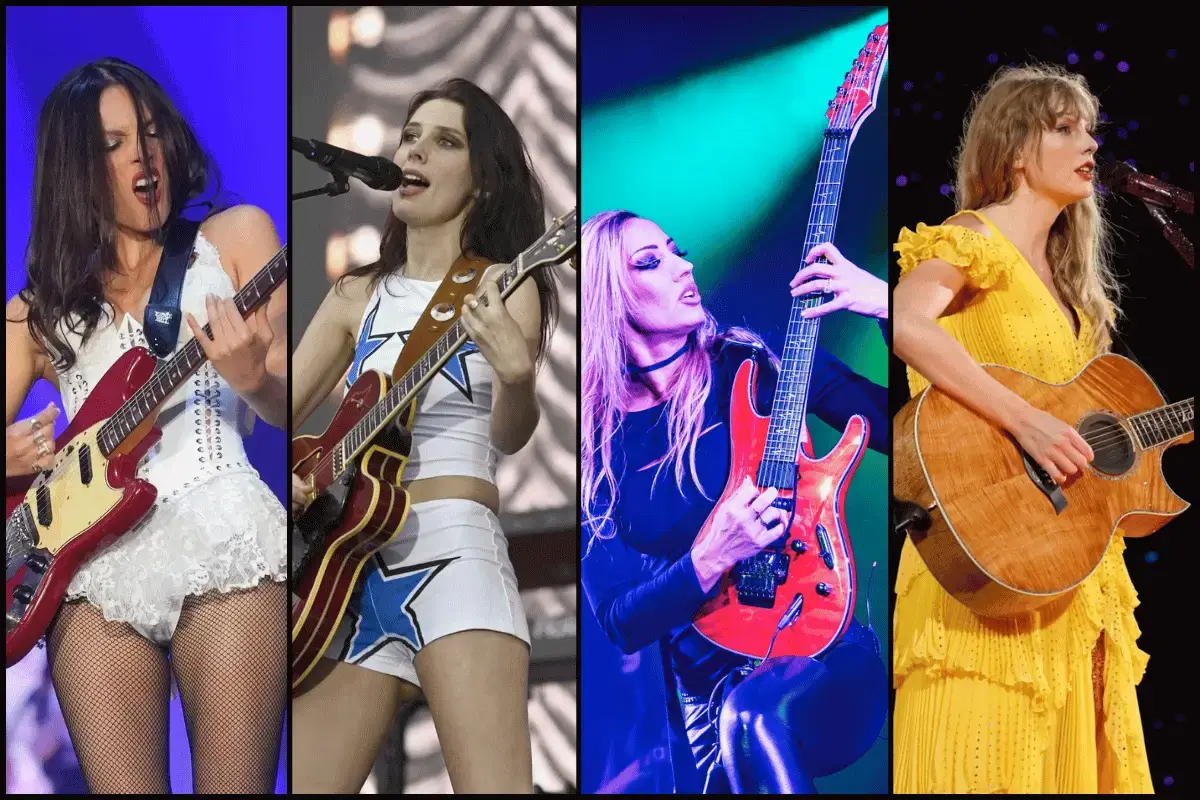 Femme guitariste