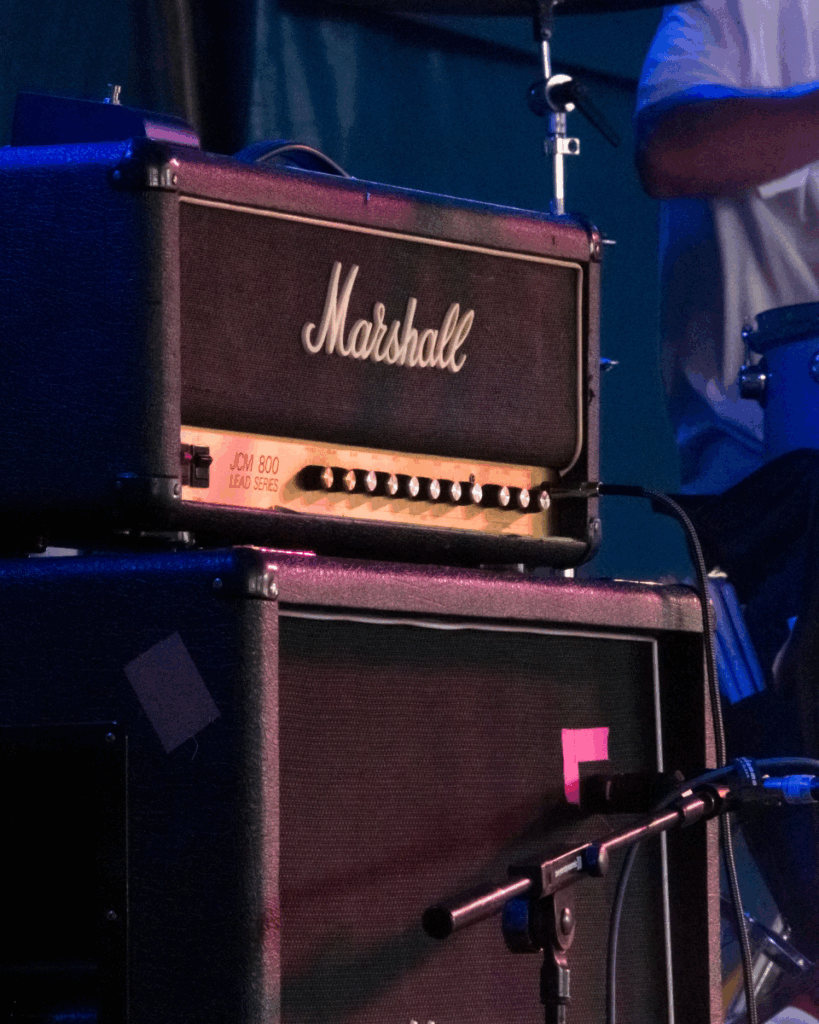 Marshall JCM800 sur scène