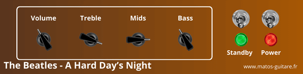 Réglage ampli A Hard Day's Night