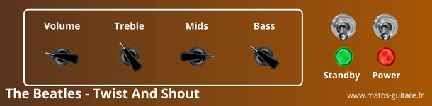 réglage ampli Twist And Shout